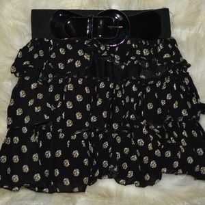 Small High Waisted Ruffle Skirt